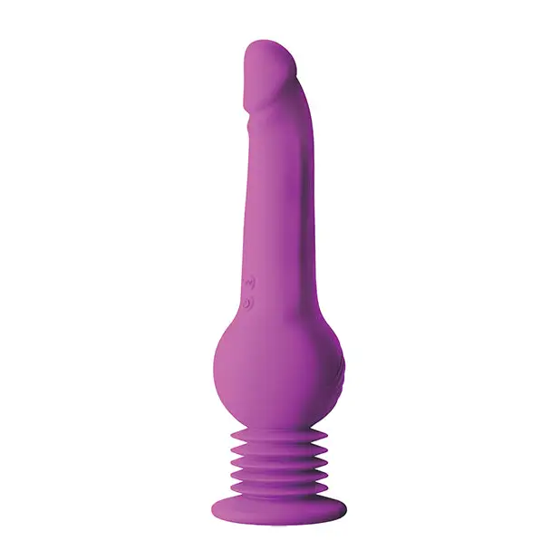 Blush Impressions New York Gyro Quake Dildo - Purple - Vibrators