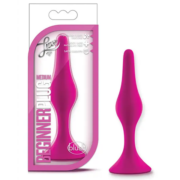 Blush Luxe Beginner Plug Medium - Pink - Anal Products