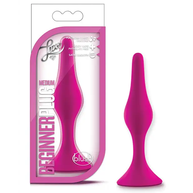 Blush Luxe Beginner Plug Medium - Pink - Anal Products