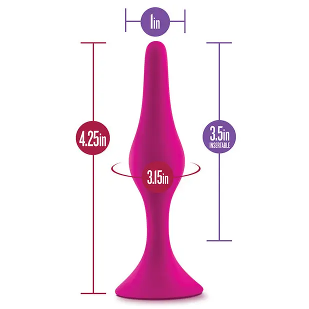 Blush Luxe Beginner Plug Medium - Pink - Anal Products