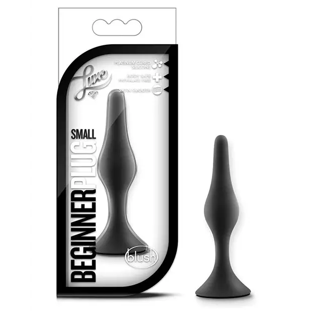 Blush Luxe Beginner Plug Small - Black - Anal Products
