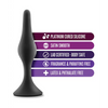 Blush Luxe Beginner Plug Small - Black - Anal Products