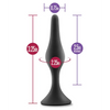 Blush Luxe Beginner Plug Small - Black - Anal Products