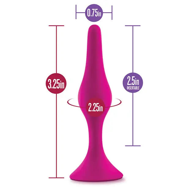 Blush Luxe Beginner Plug Small - Pink - Anal Products