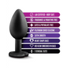 Blush Luxe Bling Plugs Training Kit - Black w/Red Gems - Anal Products