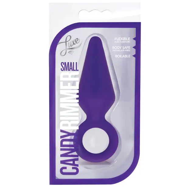Blush Luxe Candy Rimmer Plug Small - Purple - Anal Products