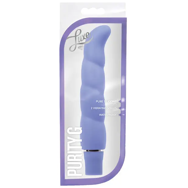 Blush Luxe Purity G Silicone Vibrator - Periwinkle - Vibrators