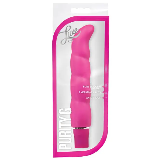 Blush Luxe Purity G Silicone Vibrator - Pink - Vibrators