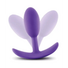 Blush Luxe Wearable Vibra Slim Plug Small - Purple - Anal Products