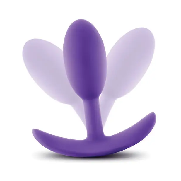 Blush Luxe Wearable Vibra Slim Plug Small - Purple - Anal Products
