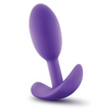 Blush Luxe Wearable Vibra Slim Plug Small - Purple - Anal Products