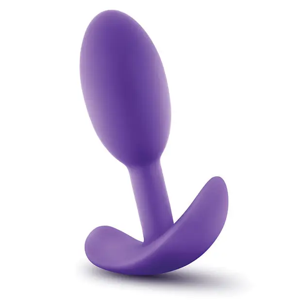 Blush Luxe Wearable Vibra Slim Plug Small - Purple - Anal Products