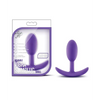 Blush Luxe Wearable Vibra Slim Plug Small - Purple - Anal Products