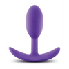 Blush Luxe Wearable Vibra Slim Plug Small - Purple - Anal Products