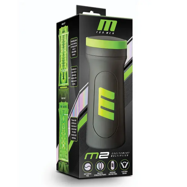 Blush M for Men M2 Superior Stroker - Black - Dolls & Masturbators