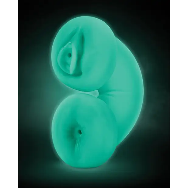 Blush M for Men Soft and Wet Double Trouble Glow in the Dark - Ivory - Dolls & Masturbators