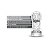 Blush M for Men Soft and Wet Magnifier Stroker - Clear - Dolls & Masturbators