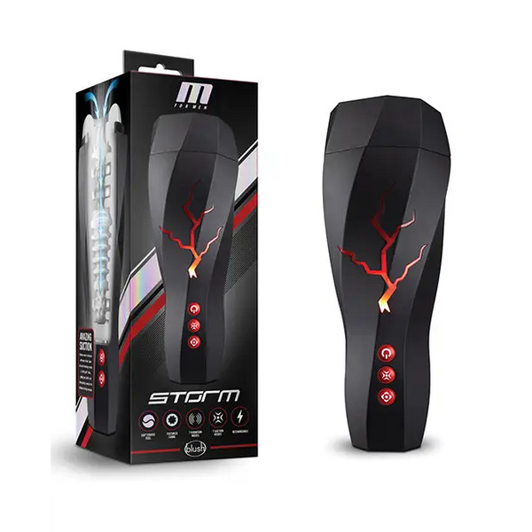 Blush M for Men Storm Suction Powered Stroker - Clear - Dolls & Masturbators