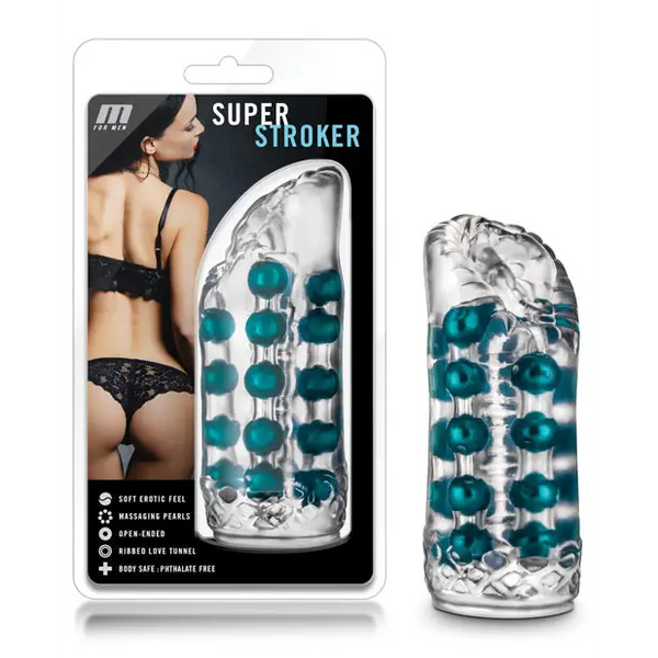 Blush M for Men Super Stroker - Clear - Dolls & Masturbators