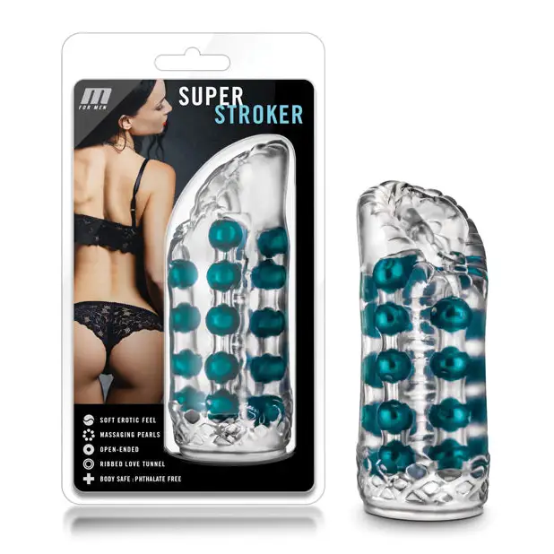 Blush M for Men Super Stroker - Clear - Dolls & Masturbators