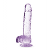 Blush Naturally Yours 6’’ Crystalline Dildo - Amethyst - Dongs & Dildos
