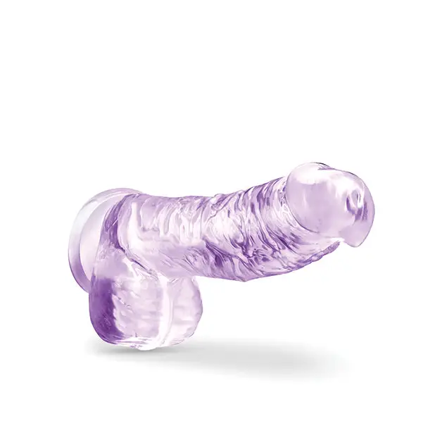 Blush Naturally Yours 6’’ Crystalline Dildo - Amethyst - Dongs & Dildos