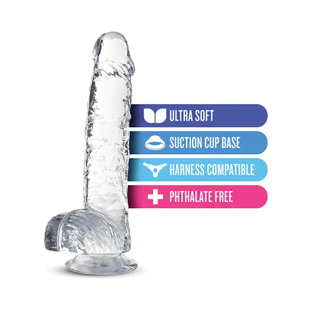 Blush Naturally Yours 6’’ Crystalline Dildo - Diamond - Dongs & Dildos