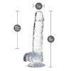 Blush Naturally Yours 6’’ Crystalline Dildo - Diamond - Dongs & Dildos