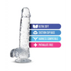 Blush Naturally Yours 6’’ Crystalline Dildo - Diamond - Dongs & Dildos