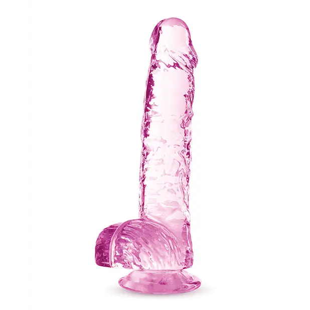 Blush Naturally Yours 6’’ Crystalline Dildo - Rose - Dongs & Dildos