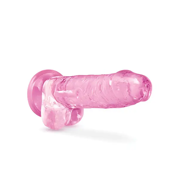 Blush Naturally Yours 7’’ Crystalline Dildo - Rose - Dongs & Dildos