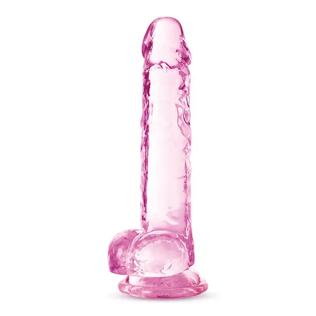 Blush Naturally Yours 7’’ Crystalline Dildo - Rose - Dongs & Dildos