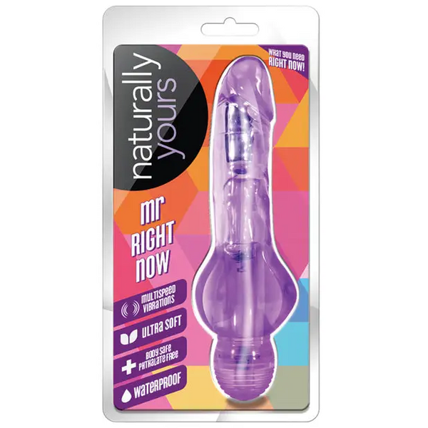 Blush Naturally Yours Mr Right Now - Purple - Vibrators
