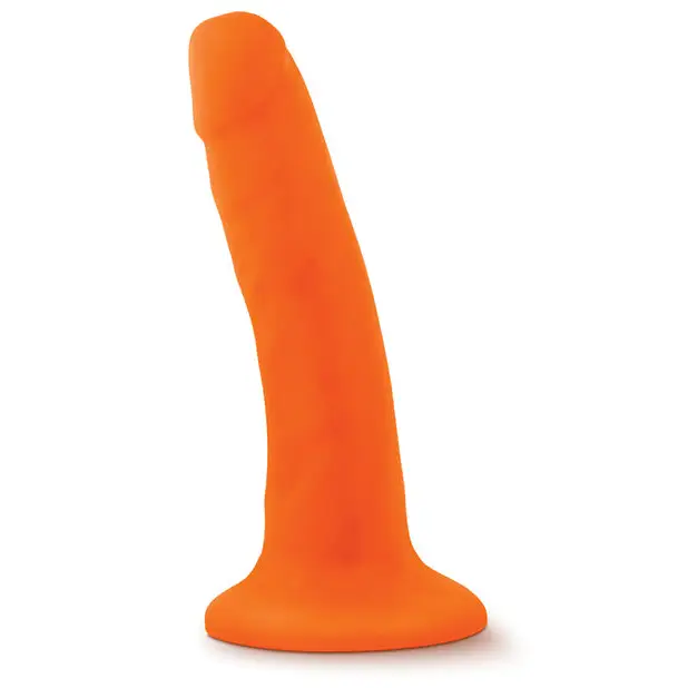 Blush Neo Dual Density 6’’ Cock - Neon Orange - Dongs & Dildos