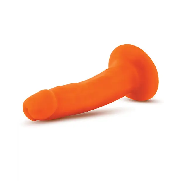 Blush Neo Dual Density 6’’ Cock - Neon Orange - Dongs & Dildos