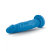 Blush Neo Dual Density 7.5’’ Cock - Neon Blue - Dongs & Dildos