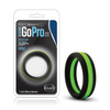 Blush Performance Silicone Go Pro Cock Ring - Black/Green - Penis Enhancement