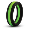 Blush Performance Silicone Go Pro Cock Ring - Black/Green - Penis Enhancement