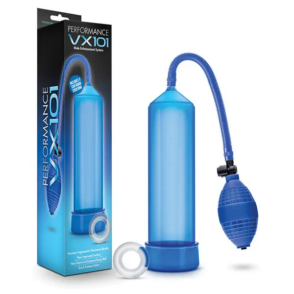 Blush Performance VX101 Male Enhancement Pump - Blue - Penis Enhancement