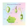 Blush Play with Me Blooming Bliss Remote Controlled Vibrating Kit - Green - Stimulators