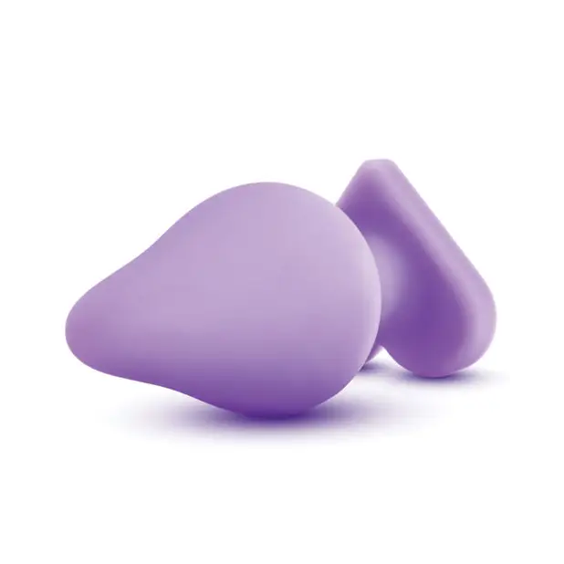 Blush Play With Me Naughty Candy Heart Do Me Now Plug - Purple - Anal Products