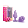 Blush Play With Me Naughty Candy Heart Do Me Now Plug - Purple - Anal Products