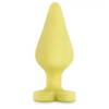 Blush Play With Me Naughty Candy Heart Spank Me Plug - Yellow - Anal Products