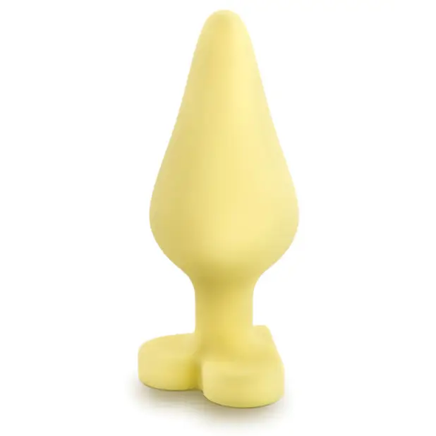 Blush Play With Me Naughty Candy Heart Spank Me Plug - Yellow - Anal Products