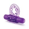 Blush Play With Me the Player Vibrating Double Strap Cockring - Purple - Stimulators