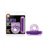 Blush Play With Me the Player Vibrating Double Strap Cockring - Purple - Stimulators