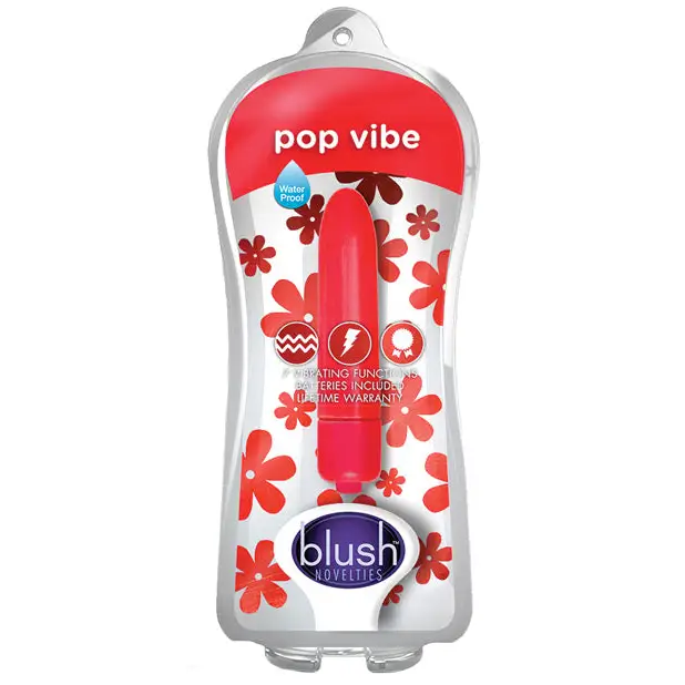 Blush Pop Vibe - 10 Function Cherry Red - Vibrators