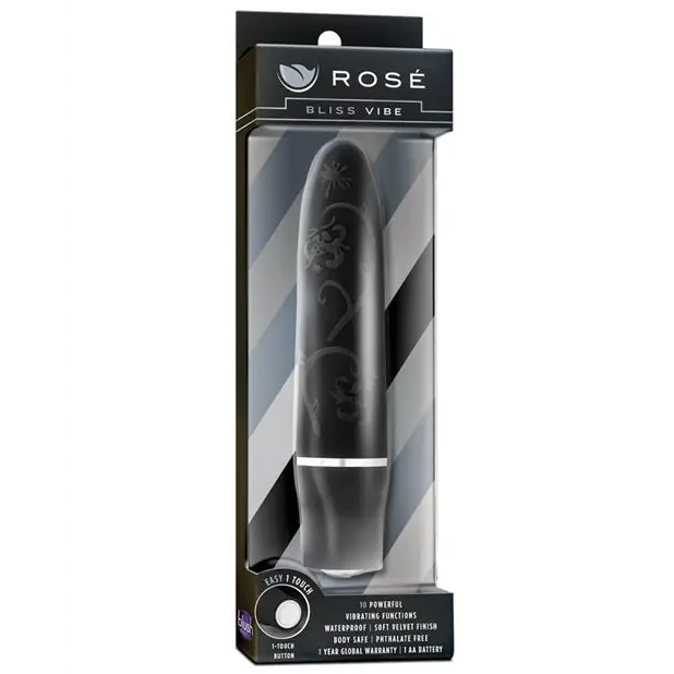 Blush Rose Bliss Vibe - Black - Vibrators