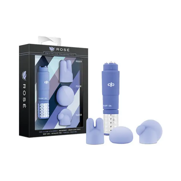 Blush Rose Revitalize Massage Kit - Periwinkle - Vibrators