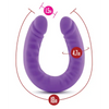 Blush Ruse 18’’ Slim Double Dong - Purple - Dongs & Dildos